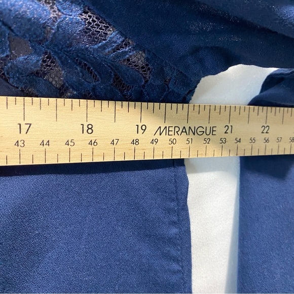 Rock & Roll Fairy Cowgirl Deep Blue Embroidered Western Top medium - Picture 14 of 14